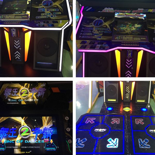 Customized 1 Player Arcade Dance Machine Coin Operated Fashionable Design