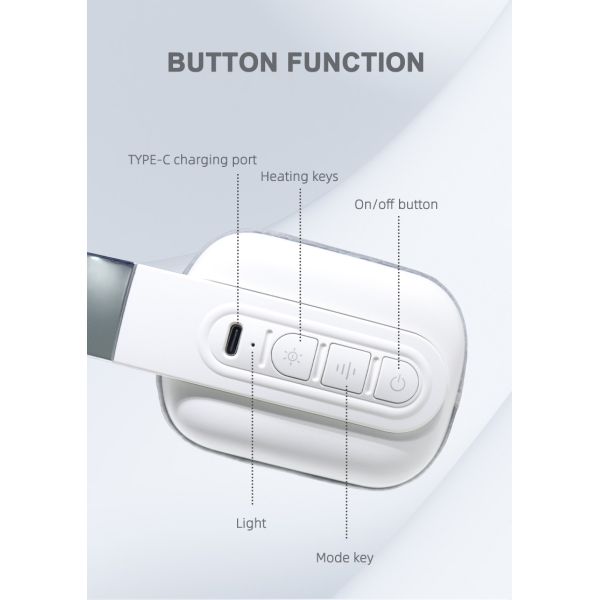 2000mA Charging Current Deep Kneading Massage Portable Neck Massager Customize Logo