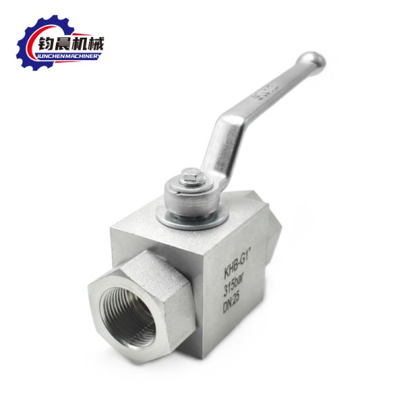 KHB-G1'' 315bar DN 25 soupape à bille haute pression pour gaz/eau/huile à haute température