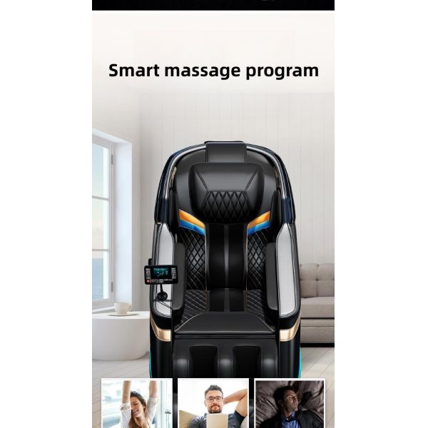 Adjustable Height Music Hot Compress Massage Chair and Adjustable Function