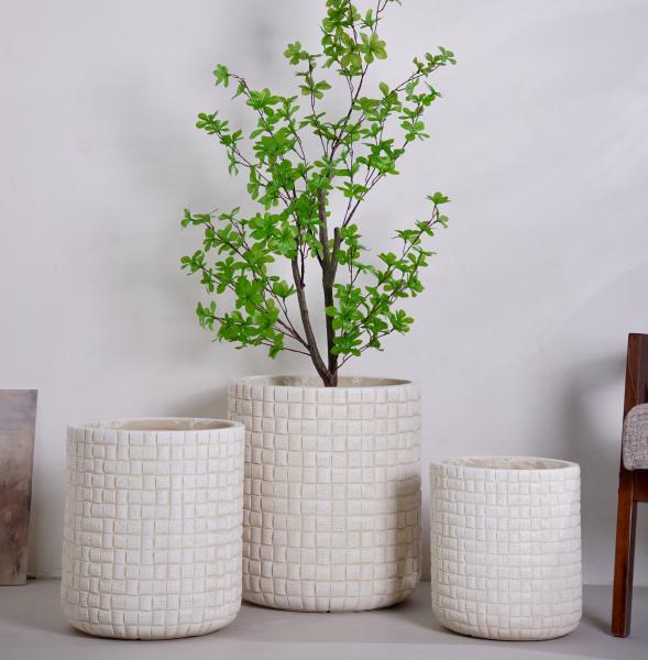 Modern vintage nordique pot de fleurs en argile personnalisable usine directe en gros pour la décoration intérieure jardinage pour les plantes centre commercial
