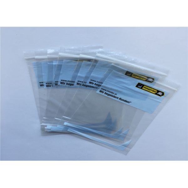Durable LDPE Industrial Ziplock Bags , Transparent Small Plastic Ziplock Bags