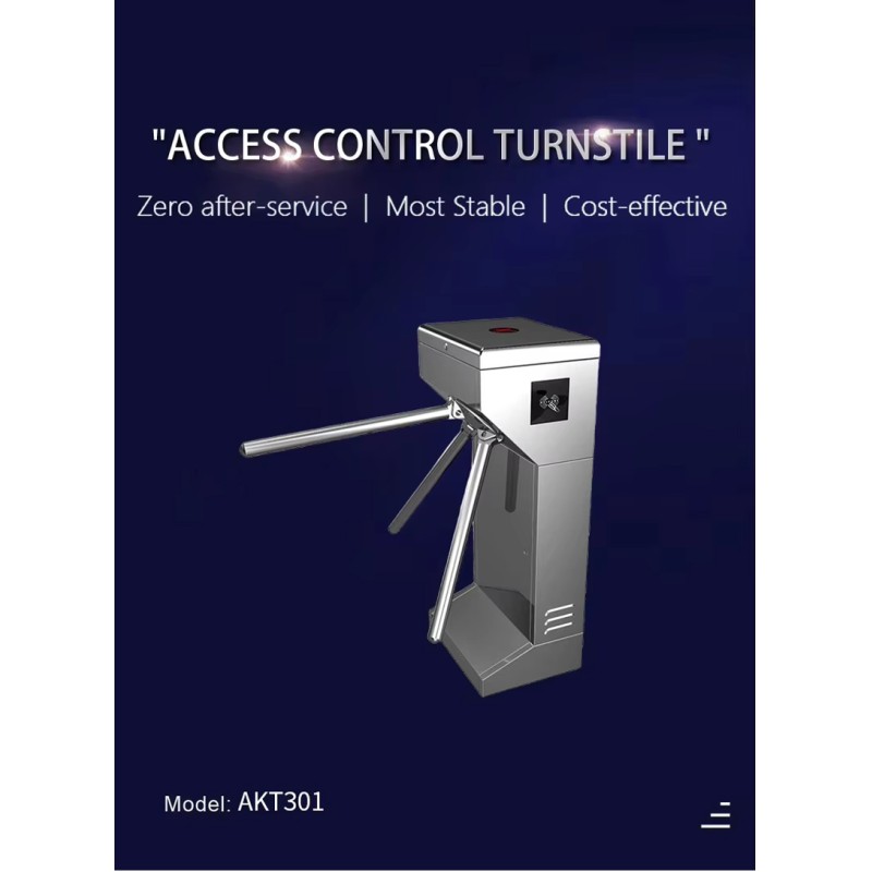 304 Stainless Tripod Turnstile Gate RFID Fire Safety Arm Drop for Gym Office Stadium Saudi Arabia Dubai Project Supplier