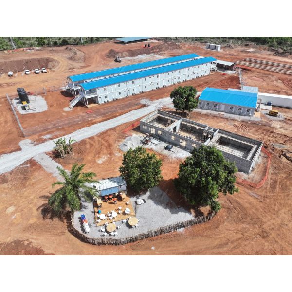 Q235 Steel Modular Temporary Construction Camp Building Flat Pack Accommodation Units