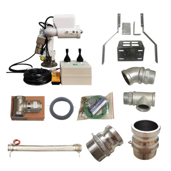 White Intelligent Electric Fixed Water Cannon for Electric Water Truck Direct