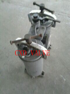CAST IRON Marine Duplex Oil Strainer JIS F7208 FOR KOREA MARKET