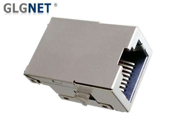 Integrated Transformer RJ45 Single Port Tab Up -40 To 85 ℃ Operating Temp