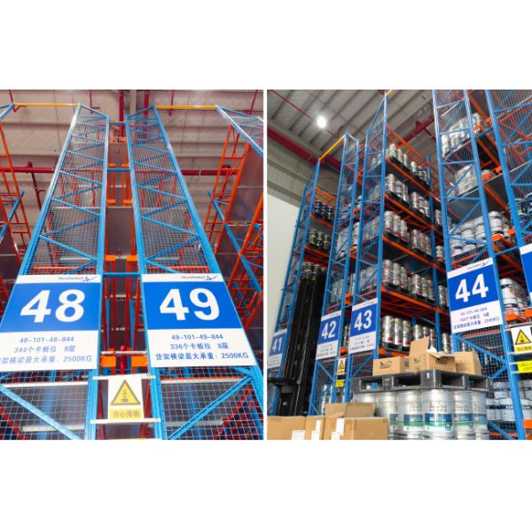 VNA Rack Very Narrow Aisle Heavy Duty Rack VNA Pallet Racking Warehouse Storage Rack with three way forklift