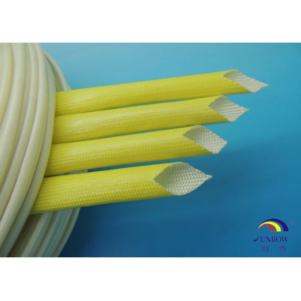-40℃ ~ 155℃ F Class Oil Resistant Braided Acrylic Fiberglass Sleeving For Carton