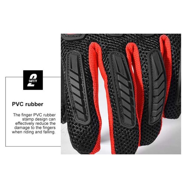 Microfiber Night Reflective Strip Motorbike Motorcycle Gloves Motocross Gloves Motorcycle