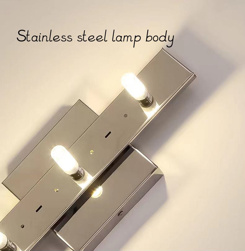 Легкая роскошная кристаллическая стеклянная лампа жилая комната фон стена вилла проход спальня кровать