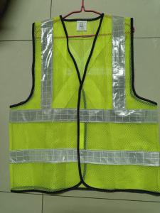 PVC Tape Safety Vest Net 50/60 Grams Breathable Mesh Safety Vest