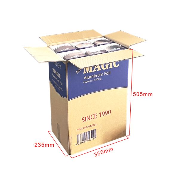 Temper Soft Food Aluminum Foil Paper for Roasting and Baking Oem Odm Kitchen Foil Roll