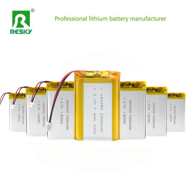 Celda de batería de polímero de litio de 750 mAh 3,7 V 9x20x40 mm