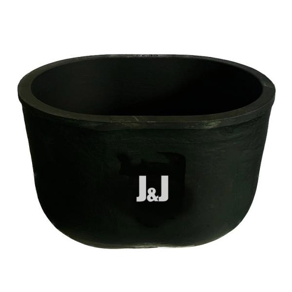 Industrial Metal Melting Crucible , Silicon Carbide Graphite Casting Crucible