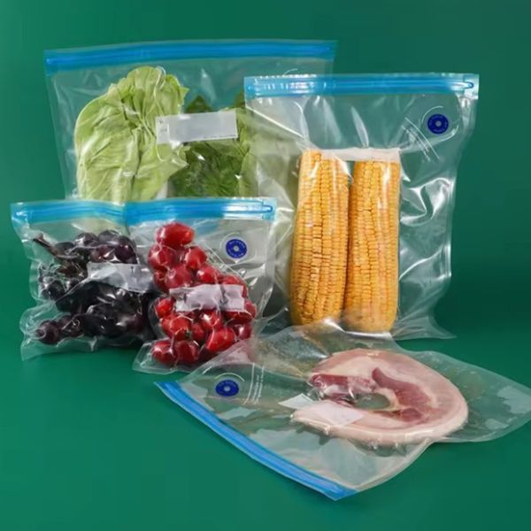 Say Goodbye To Food Wastage With Food Vacuum Zipper Bags Reusable Item