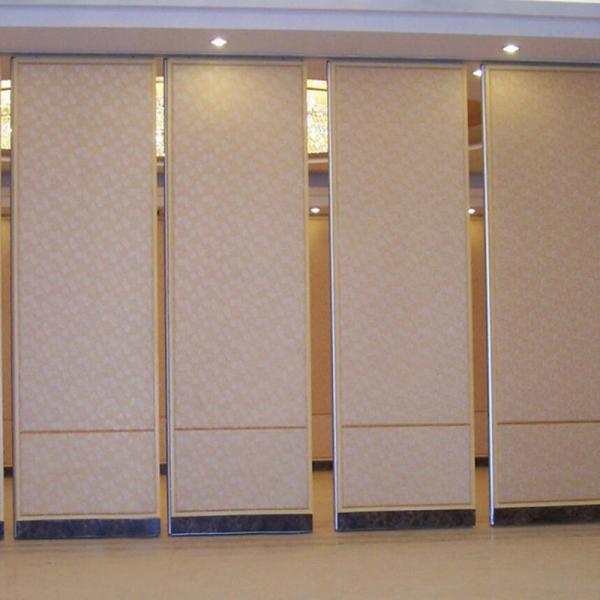 Paredes de separação móveis de suspensão à prova de som de madeira da divisão flexível da sala