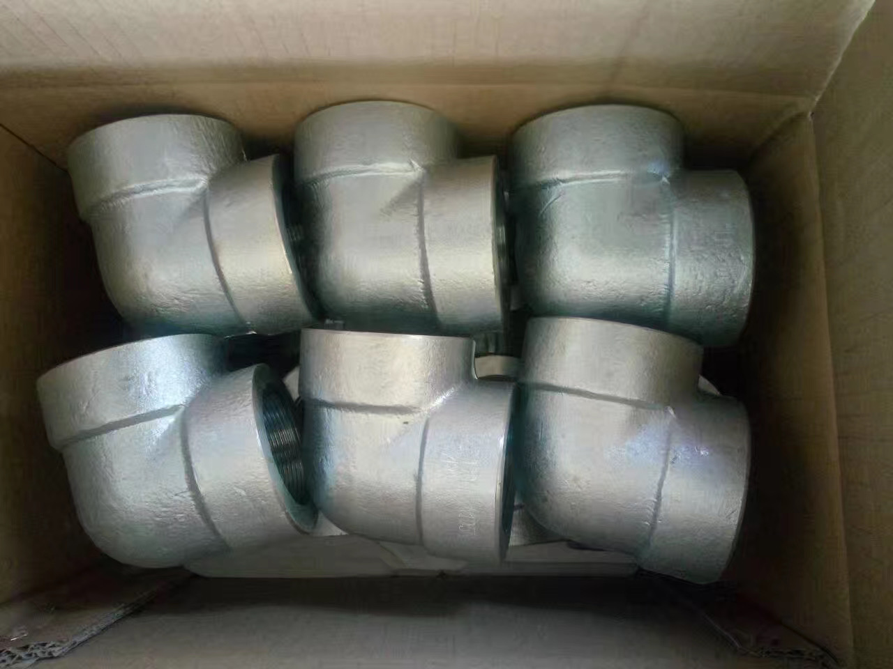 Высококачественный локоть бросая pipefittings ss выковал винтовой нарез 90degree штуцеров ss304 ss316