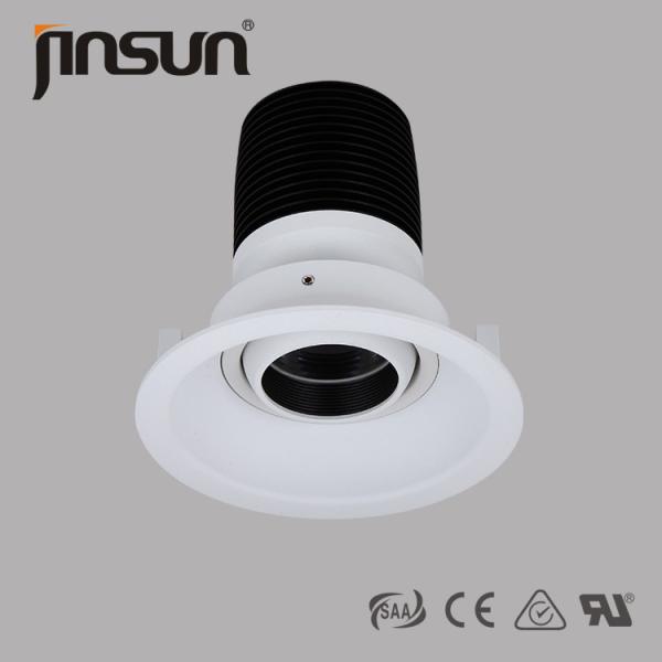 12w-45w LED downlight Aluminum lathe or Forging heat sink Ra>82 3000/4000/5000k CCT