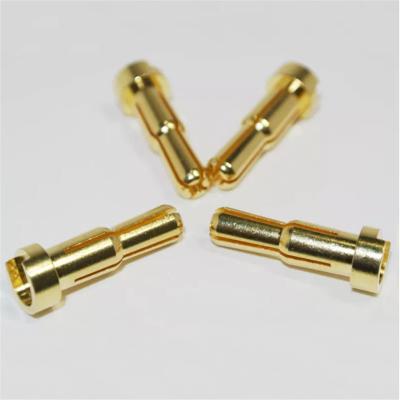 Conectores masculinos da tomada de banana do fio da bala 4mm 5mm para o carregador de I