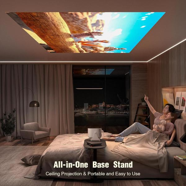 C1 Freestyle HD Mini Portable Projector Android 11.0 Xiaoming Video Movie Projector
