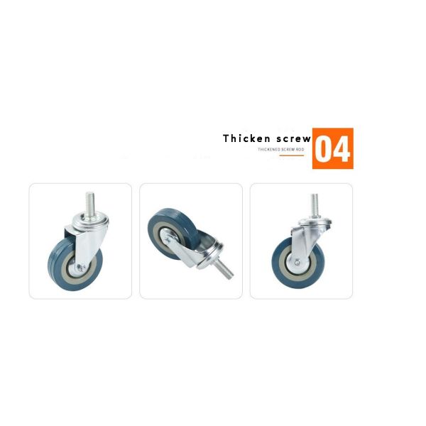 TPR Swivel Industrial Caster Wheels 500kg Castors customized