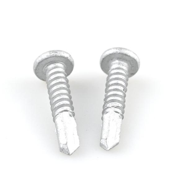 Zinc Alloy Coated 5.5x25 Phillips Pan Head Bimetal Roofing Screw for Roof Corner Brace
