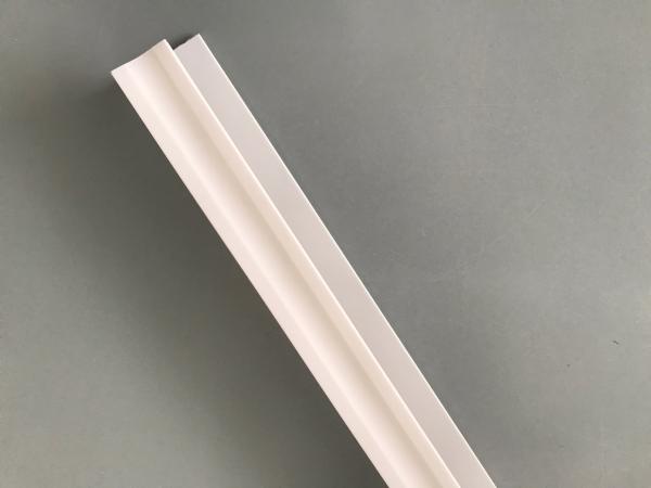 Glossy Printing Extruded Plastic U Channel Waterproof UV Protection