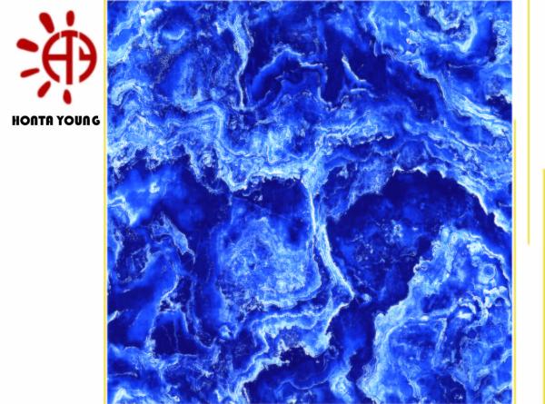 HTY TMG 600*600 Marble Blue Look Glazed Ceramic Tiles Cheap Price in India