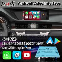 Interface visuelle de Lsailt Android pour Lexus ES200 ES250 es 300h ES350 avec Carplay sans fil