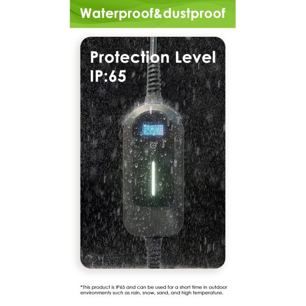 EVCOME Portable Electric Car Charger (220V 3.5KW MAX 16A ) 5M Or Customized Cable With OEM ODM