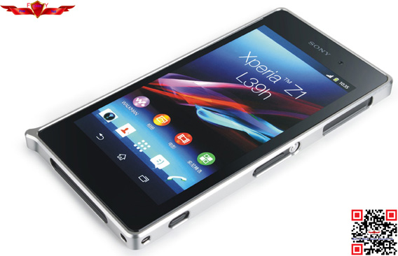 New Arrival Ultra Thin 0.7MM Aluminum Bumper For Sony Xperia Z1 Multi Color Gift Box Yes