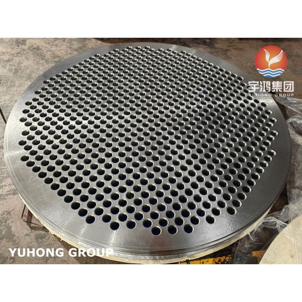Normalized Carbon Steel Tubesheet Sa516 Gr.70n Heat Exchanger Component