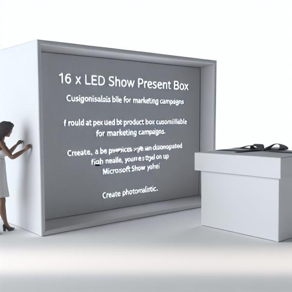 16 9 LED Show Present Box Customizable Style for Your Next Marketing Campaign