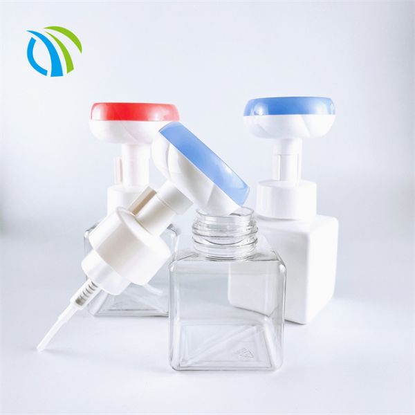 Blue 43/410 0.8ml Travel Soap Dispenser Flower Shape Foam 300ml Pump Dispenser