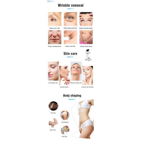 High Precision 12D Hifu Skin Tightening Machine For Facial And Body Beauty