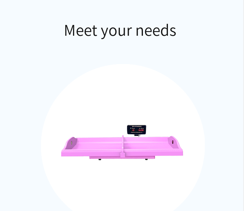 Infant Weight and Height Measuring Scale with 129*50*30CM Product Size Accurate Results