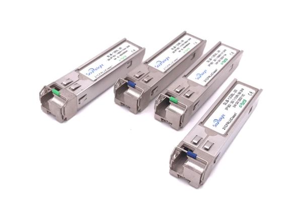 2.5g Bidi Sfp Optical Transceiver 80km 1550nm 1490nm For Ethernet Fiber Channel