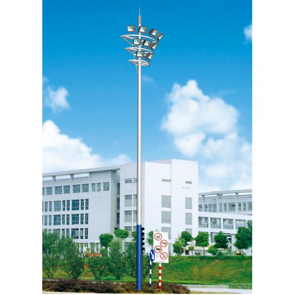 L'utilisation menée solaire extérieure de réverbère dans la cour de badminton