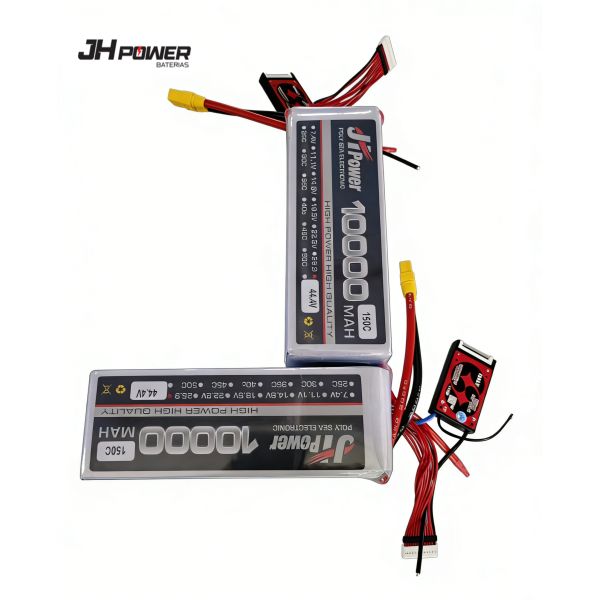 12S 10000mAh Lipo Battery 150C 44.4 V Lipo Battery For FPV Drones And UAV Applications