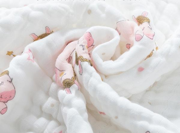 Five Layers Thick Gauze Fabric Swaddle Cloth Fabric 57 Inch Wide