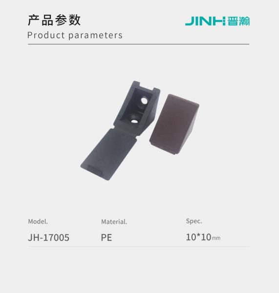 10x10mm Size Plastic Corner Fixings High Performance Plastic Corner Shelf Bracket