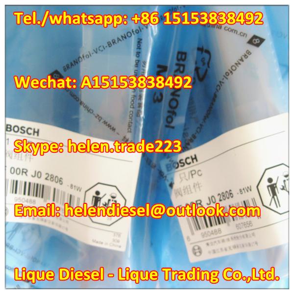 100% original BOSCH Valve F 00R J02 806 , F00RJ02806 , Exchange F00RJ01704 , F 00R J01 704 ,Genuine and New