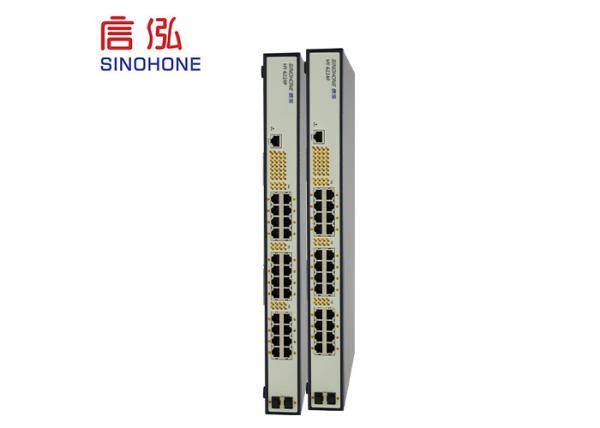 Gigabit Monitoring Fiber Optic Network Switch 30 W POE Power STP Protocol
