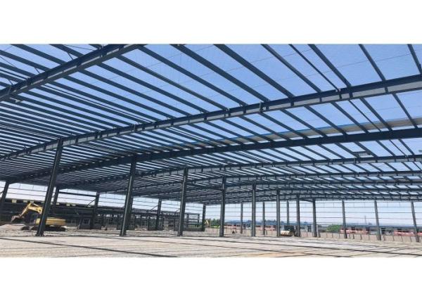 Estrutura de aço pré-fabricada personalizada Q235 Tratamento de superfície pintado/galvanizado