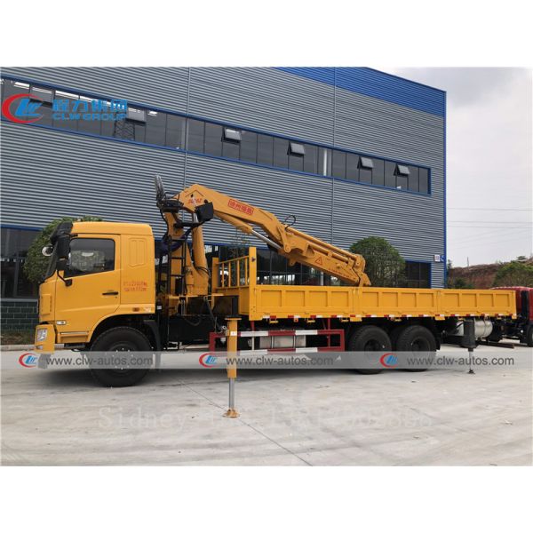Dongfeng 6x4 12T Truck Mounted Telescopic Crane
