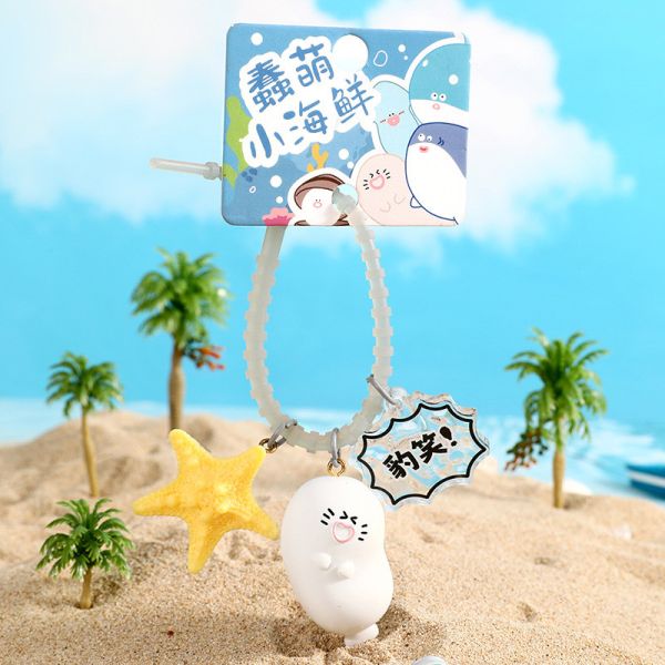 Ручная сумочка Заклинания Морская рыба Мультсериал Ключевая цепочка Каваи Ключевые цепочки для животных для девочек и женщин