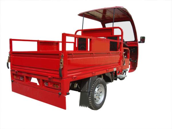 Luxury Loader Cargo Motor Tricycle , Three Wheel Cargo Motorcycle with Cabin