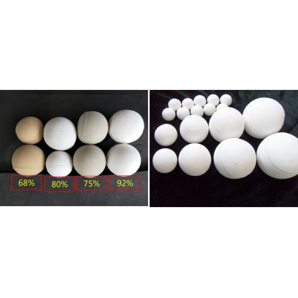 Refractory Ceramic 92% High Alumina Ball For Grinding
