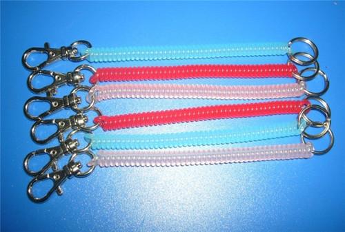 ID Coil Key Chain Hot Selling Promotional Lanyard Gift Good Leash Tether Chains